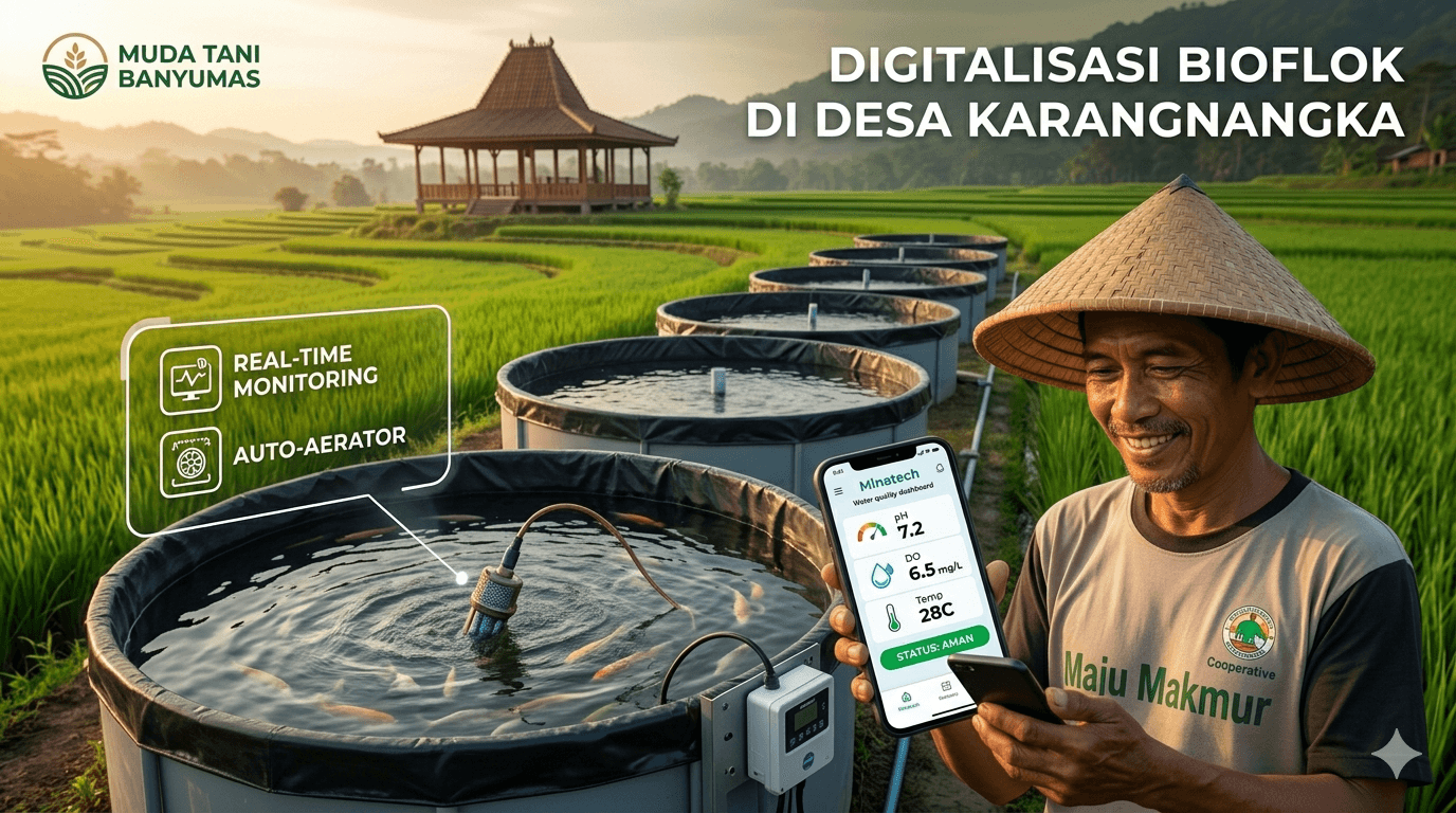Digitalisasi Bioflok di Desa Karangnangka