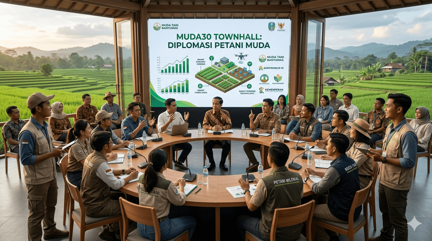Muda30 Townhall: Diplomasi Petani Muda